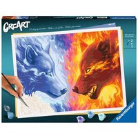 RAVENSBURGER 23549 CreArt Malen nach Zahlen Fire & Ice von Ravensburger