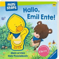 RAVENSBURGER 30060 Holzpuzzle-Buch, Emil Ente 24+m von Ravensburger