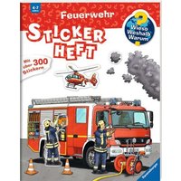 RAVENSBURGER 32678 Wieso? Weshalb? Warum? Stickerheft: Feuerwehr von Ravensburger