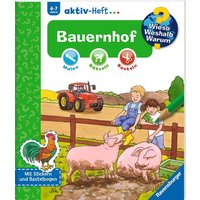 RAVENSBURGER 32690 Wieso? Weshalb? Warum?Bastelbücher & Malbücher Wieso? Weshalb? Warum? aktiv-Heft: Bauernhof von Ravensburger