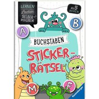 RAVENSBURGER 41593 Buchstaben-Sticker-Rätsel von Ravensburger