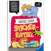 RAVENSBURGER 41604 Erstes Lesen Sticker-Rätsel von Ravensburger