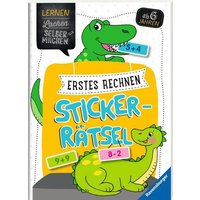 RAVENSBURGER 41605 Erstes Rechnen Sticker-Rätsel von Ravensburger