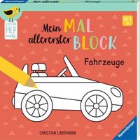 RAVENSBURGER 41735 Edition Piepmatz: Mein allererster Malblock - Fahrzeuge von Ravensburger