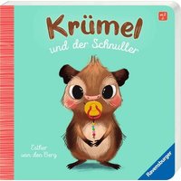 RAVENSBURGER 41868 Krümel und der Schnuller - Lustiges Pappbilderbuch für kleine Schnullerfans von Ravensburger