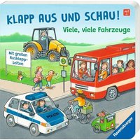 RAVENSBURGER 41869 Klapp aus und schau! Viele, viele Fahrzeuge von Ravensburger