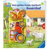 RAVENSBURGER 43482 Mein großes Puzzle-Spielbuch Bauernhof von Ravensburger