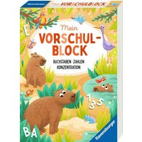 RAVENSBURGER 48861 Mein Vorschulblock: Buchstaben, Zahlen, Konzentration von Ravensburger