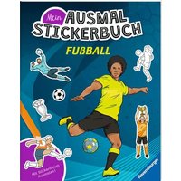 RAVENSBURGER 48908 Mein Ausmalstickerbuch: Fußball von Ravensburger