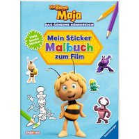 RAVENSBURGER 49627 Die Biene Maja: Mein Sticker-Malbuch von Ravensburger