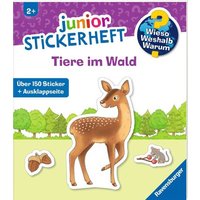 RAVENSBURGER 60108 Wieso? Weshalb? Warum? junior Stickerheft - Tiere im Wald RAVENSBURGER 60108 Wieso? Weshalb? Warum? junior Stickerheft - Tiere im Wald von Ravensburger