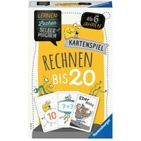 RAVENSBURGER 80349 Lernen Lachen Selbermachen: Kartenspiel Rechnen bis 20 von Ravensburger