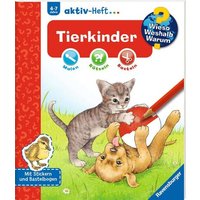 RAVENSBURGER 978-3-473-32693-8 Tierkinder - Bastel- und Malbücher von Ravensburger