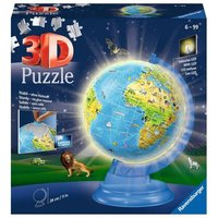 RAVENSBURGER11274 3D Puzzle Kinderglobus mit Licht 180 Teile von Ravensburger