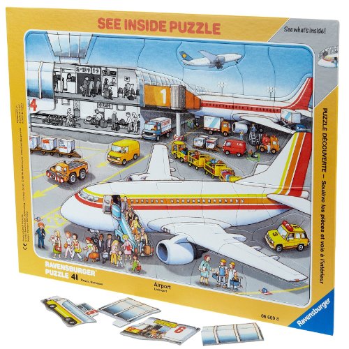 Rahmenpuzzle 41 Teile - Flughafen - 06669 von Ravensburger von Ravensburger