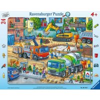 Rahmenpuzzle Ravensburger Auf der Baustelle ist was los! 24 Teile Rahmenpuzzle Ravensburger Auf der Baustelle ist was los! 24 Teile von Ravensburger Verlag GmbH