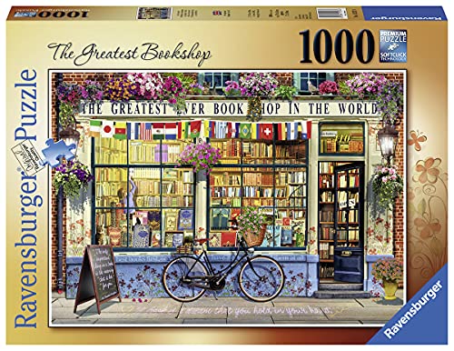 Ravensburger 153374 The Greatest Bookshop Jigsaw Puzzle, Mehrfarbig, 69,9 x 49,7 x 0,2 cm von Ravensburger