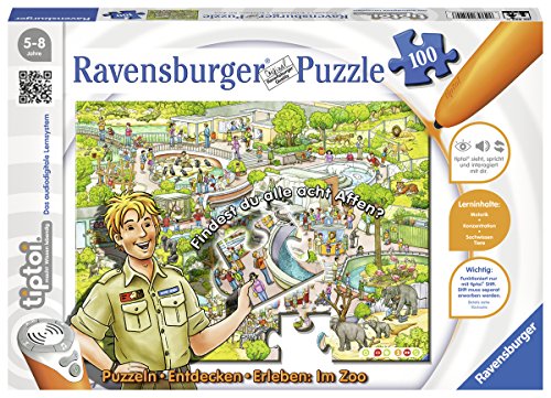 Ravensburger 00524 Tiptoi Puzzle Im Zoo von Ravensburger