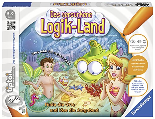 Ravensburger 00526 - Tiptoi Spiel Das versunkene Logik-Land von Ravensburger