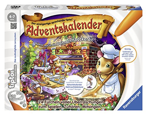 Ravensburger 00738 - tiptoi: Adventskalender 2015 In der Weihnachtsbäckerei von Ravensburger