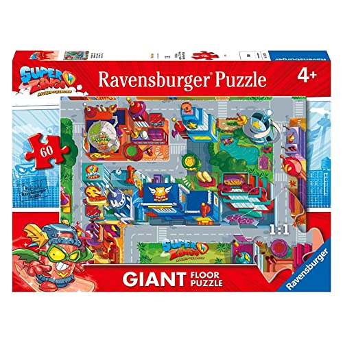 Ravensburger 030750 Puzzle Super Zings - 60 Teile Riesenpuzzle, Puzzle für Jungen und Mädchen, Alter 4+ von Ravensburger