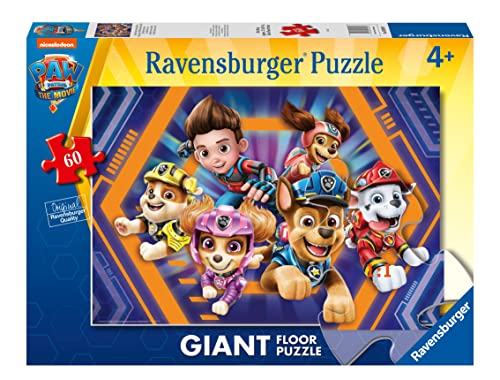 Ravensburger 9 03098, Paw Patrol Movie, Giant, 60 Teile, Puzzles für Kinder, Empfohlenes Alter 4+, Qualitätspuzzle, bunt, único von Ravensburger