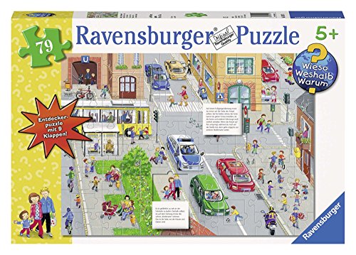 Ravensburger 05507 - WWW Wieso? Weshalb? Warum?: Achtung im Straßenverkehr! - Puzzle, 79 Teile von Ravensburger