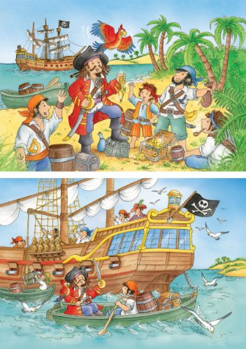 Ravensburger 09168 - Piratenwelt - 2 x 20 Teile Puzzle von Ravensburger