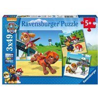 Puzzle Ravensburger Team auf 4 Pfoten 3 X 49 Teile von Ravensburger