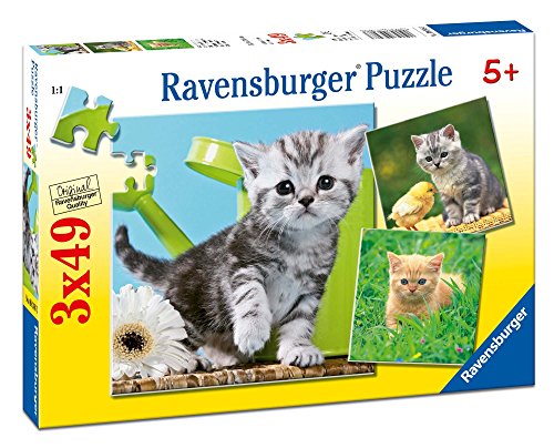 Ravensburger 09308 - Katzenabenteuer 3 x 49 Teile Puzzle von Ravensburger