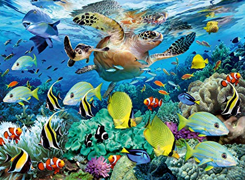 Ravensburger Kinderpuzzle - 10009 Unterwasserparadies - Unterwasserwelt-Puzzle für Kinder ab 7 Jahren, mit 150 Teilen im XXL-Format von Ravensburger