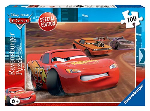 Ravensburger 10877 - Disney Cars: Lightning McQueen &S not Rod - 100 Teile Puzzle von Ravensburger