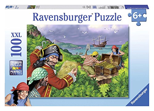 Ravensburger 10977 - Piratenschatz - Kinderpuzzle 100 Teile von Ravensburger