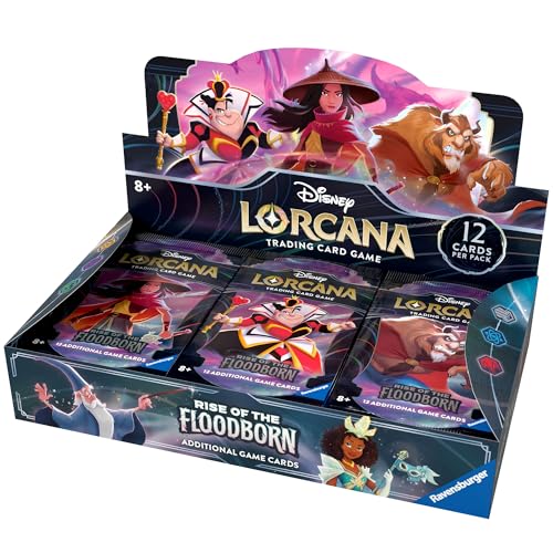 Ravensburger 11098271 Disney Lorcana: Aufstieg der Flutgestalten - Display mit 24 Booster Packs (Englisch) von Ravensburger