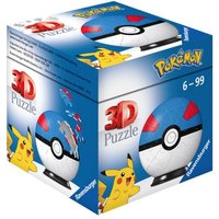 Ravensburger - 3D Puzzle-Ball - Pokémon Pokéballs - Superball, 54 Teile von Ravensburger