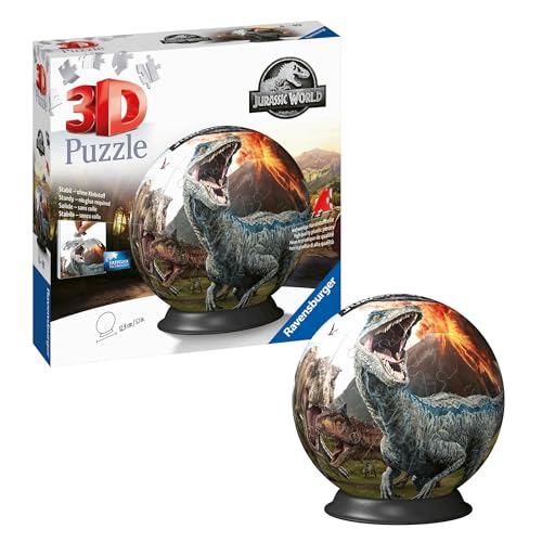 Ravensburger 3D Puzzle 11757 - Puzzle-Ball Jurassic World - Puzzle-Ball für Dinosaurier-Fans ab 6 Jahren von Ravensburger