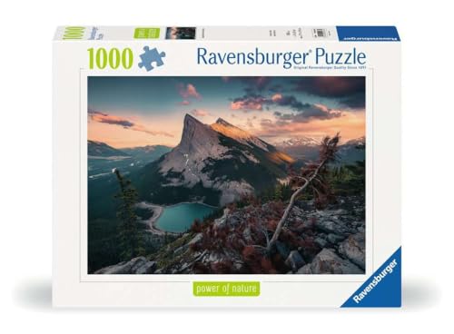 Ravensburger Puzzle 12000033 - Abends in den Rocky Mountains - 1000 Teile Puzzle für Erwachsene und Kinder ab 14 Jahren, Puzzle mit Landschaft, Bergen und Natur von Ravensburger