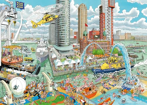 Ravensburger 12000103 12000103-Rotterdam-1000 Teile Puzzle für Erwachsene und Kinder ab 14 Jahren von Ravensburger