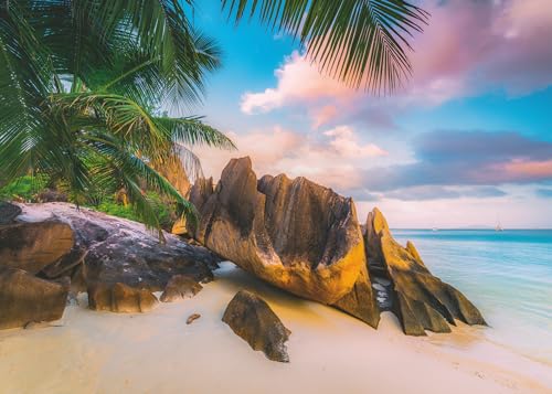 Ravensburger Puzzle 12000154 - Beautiful Islands, Seychellen - 1000 Teile Puzzle für Erwachsene und Kinder ab 14 Jahren, Puzzle mit Landschaft und Natur von Ravensburger