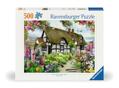 Ravensburger Puzzle 12000199 - Verträumtes Cottage - 500 Teile Puzzle für Erwachsene und Kinder ab 10 Jahren von Ravensburger