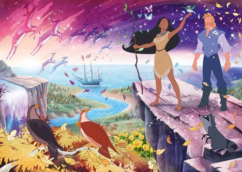 Ravensburger Puzzle 12000243 - Pocahontas - 1000 Teile Puzzle für Erwachsene und Kinder ab 14 Jahren, Disney Puzzle, Disney Geschenke von Ravensburger