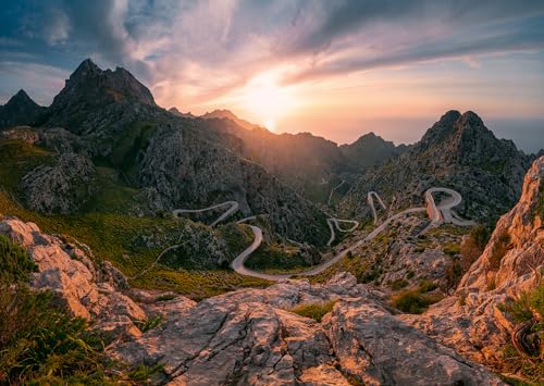 Ravensburger Puzzle 12000251 - Beautiful Mountains, Serra de Tramuntana, Mallorca - 1000 Teile Puzzle für Erwachsene und Kinder ab 14 Jahren, Puzzle mit Landschaft, Bergen und Natur von Ravensburger