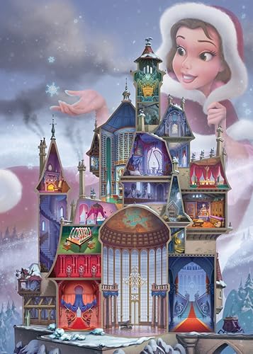 Ravensburger Puzzle 12000262 - Belle - 1000 Teile Disney Castle Collection Puzzle für Erwachsene und Kinder ab 14 Jahren von Ravensburger