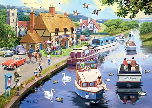 Ravensburger 12000289 - Abend am Fluss - Puzzle 1000 Teile - Erwachsene und Jugendliche Puzzle ab 14 Jahren Ravensburger 12000289 - Abend am Fluss - Puzzle 1000 Teile - Erwachsene und Jugendliche Puzzle ab 14 Jahren von Ravensburger