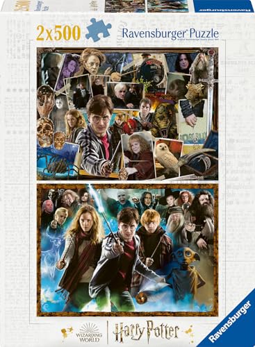 Ravensburger Puzzle 12000343 - Die Welt von Harry Potter - 2X 500 Teile Puzzle für Erwachsene und Kinder ab 12 Jahren, Harry Potter Puzzle, Harry Potter Geschenke von Ravensburger