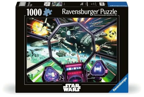 Ravensburger 12000404 Star Wars: TIE Fighter Cockpit Nicht- Holzpuzzle, Mehrfarbig von Ravensburger