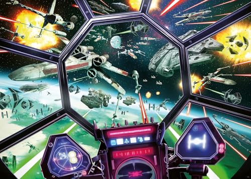 Ravensburger 12000404 Star Wars: TIE Fighter Cockpit Nicht- Holzpuzzle, Mehrfarbig von Ravensburger