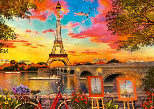 Ravensburger Puzzle 12000461 - Paris und die Seine - 1000 Teile Puzzle für Erwachsene und Kinder ab 14 Jahren, Stadt-Puzzle Paris von Ravensburger