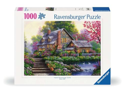 Ravensburger Puzzle 12000464 - Romantisches Cottage - 1000 Teile Puzzle für Erwachsene und Kinder ab 14 Jahren von Ravensburger