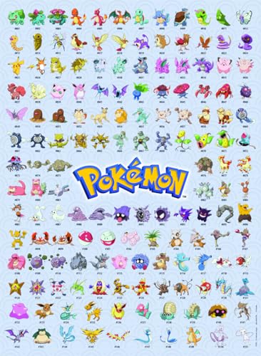 Ravensburger Puzzle 12000511 - Die ersten 151 Pokémon - 500 Teile Puzzle für Erwachsene und Kinder ab 12 Jahren, Pokémon Puzzle, Pokémon Geschenke von Ravensburger